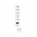 Bloc Multiprises 5 Prises Câble 3m Blanc