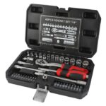 Douille 40 pièces carré 1/4 avec embouts ELGTOOLS