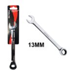 Clé mixte à cliquet 101907 acier chrome-vanadium