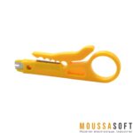 Outil de dénudage et de coupe de câble