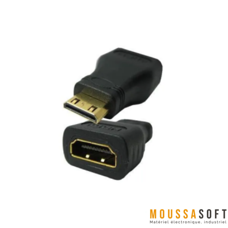 Adaptateur HDMI FemelleMini HDMI Male