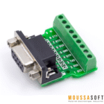 Connecteur DB9 Femelle vers Embase à Broches à Vis