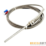 PT100 Sonde de Température avec Câble 1,5 m