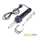 Pistolet à air chaud portable LK8032 – 2 000 W, 3 buses, écran LCD