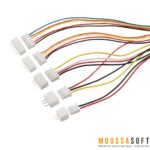 Connecteurs JST/Dupont 2,54 mm mâle + femelle avec câble 20 cm