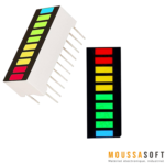 LED Bargraph 10 segments Multicolore