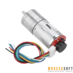 Moteur DC réducté 25GA-370 12V 130RPM avec encodeur