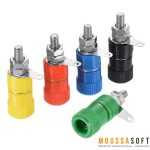 Connecteur Embase pour Fiche Banane Femelle 4mm - Montage sur Châssis